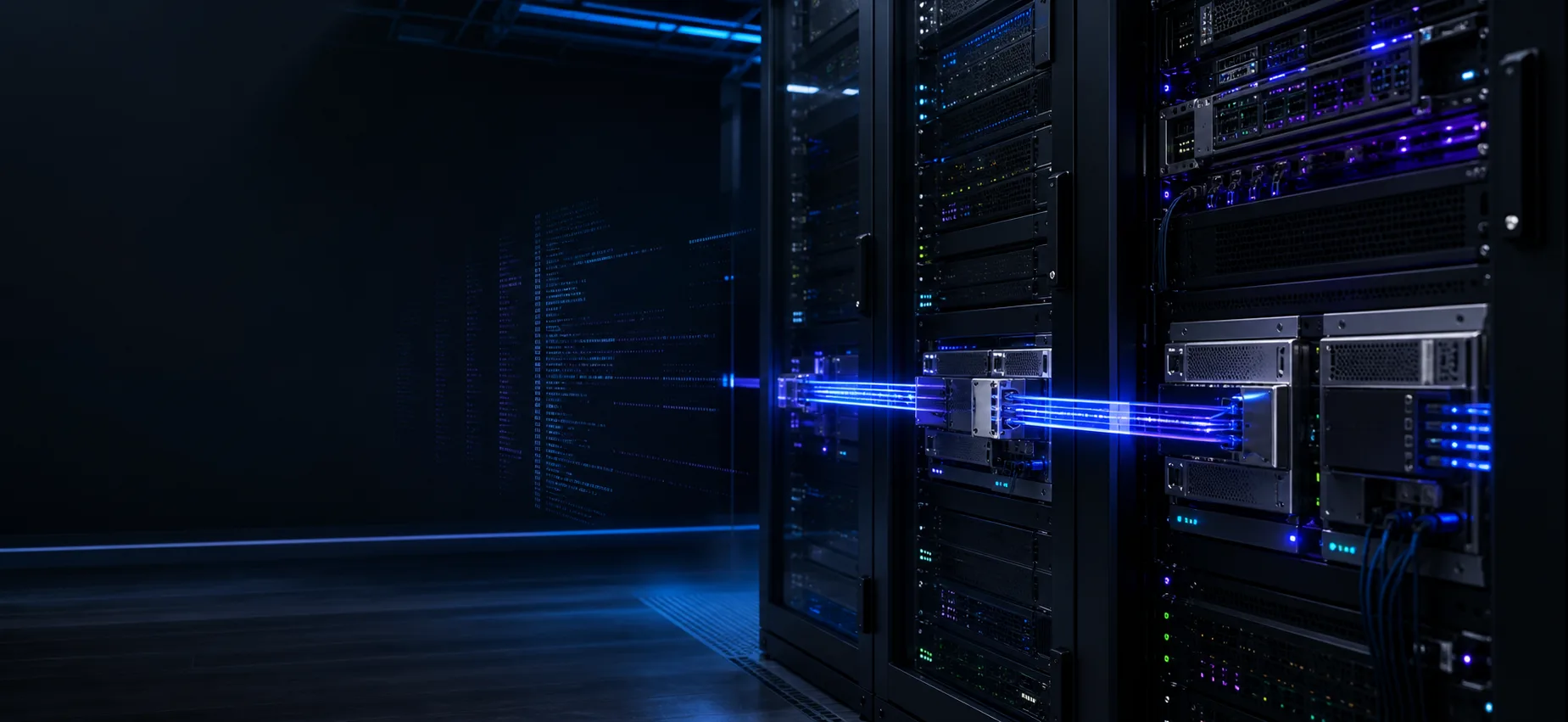 Secure server infrastructure delivering protected code